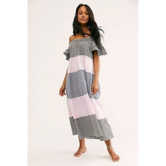 Free People Dresses & Skirts - New Free People Lara Off-The-Shoulder Maxi Dress
